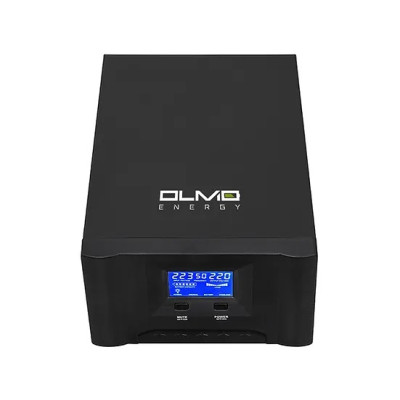 Джерело безперебійного живлення з фунцією зарядки OLMO Energy SMART 1000-12T OES2100VAT ДБЖ. ІНВЕРТОР 1000 Вт.