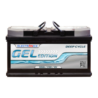 Гелевий акумулятор Electronicx Edition 120 ah 12v для ДБЖ та інверторів.