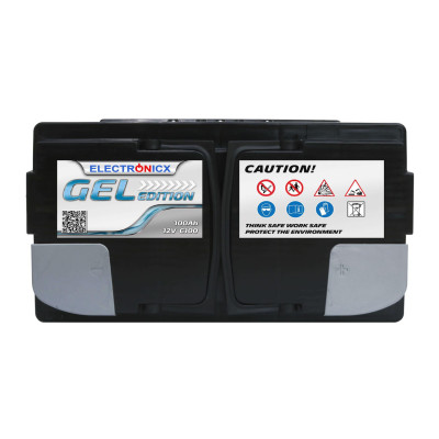 Гелевий акумулятор Electronicx Edition 100 ah 12v для ДБЖ та інверторів.