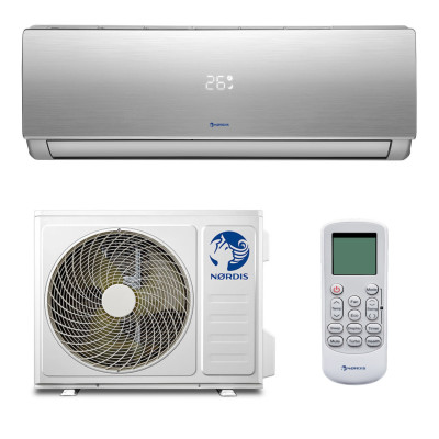 Кондиціонер NORDIS NDI-S12TC1(S)/NDO-S12TC2 серія SIRIUS Silver (35м2, -15°С/+43°С, R410, inverter, А++) Кондиціонер NORDIS NDI-S12TC1(S)/NDO-S12TC2 серія SIRIUS Silver (35м2, -15°С/+43°С, R410, inverter, А++)