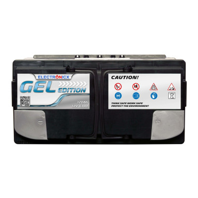 Гелевий акумулятор Electronicx Edition 120 ah 12v для ДБЖ та інверторів.