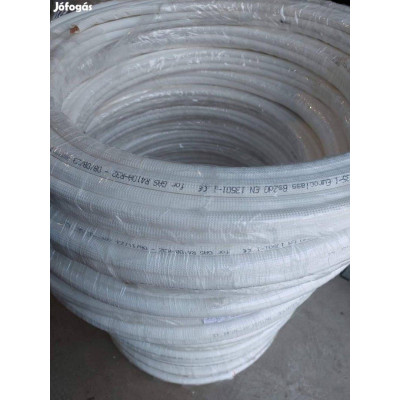 Мідна труба в ізоляції 3/8" (9.52mm) WHITE PE 6mm BRISCOOL Біла, Ізоляція 6 мм, Туреччина