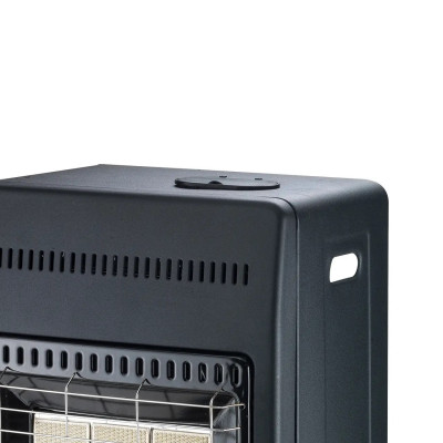 Обігрівач газовий 4,2 кВт Zilan ZLN2830 4200W Black - Туреччина (з редуктором і шлангом)