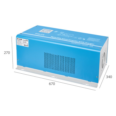 Інвертор DELUX FT-8KW 24V 220V AC з функцією заряда
