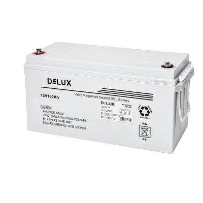 Акумулятор гелевий DELUX LB 12V 150AH Акумулятор гелевий DELUX LB 12V 150AH