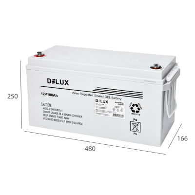 Акумулятор гелевий DELUX LB 12V 100AH