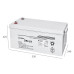 Гелевий аккумулятор DELUX LB 12V 200AH