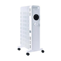 Радіатор масляний LUXELL LUX-1230S, 11 ребер, 3 рівні потужності, 2300 Вт, White,