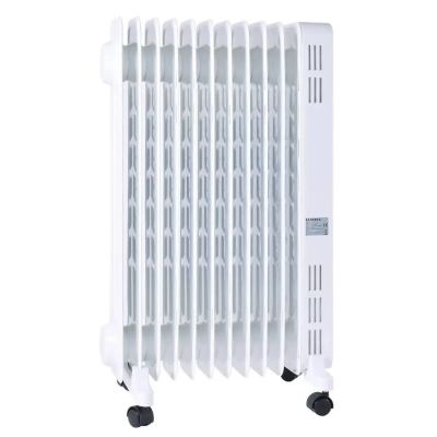 Радіатор масляний KUMTEL KUM-1225S, 9 ребер, 3 рівні потужності, 2000 Вт, White, Box