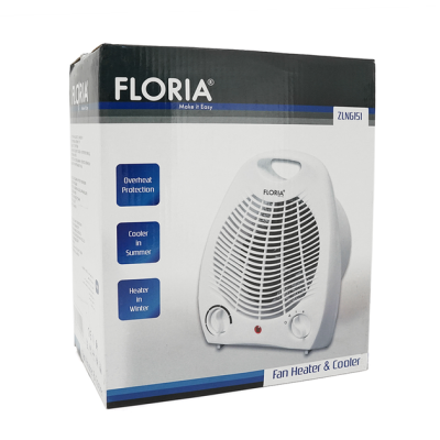 Тепловентилятор Floria ZLN-6151, 2000Вт, 3 режими 1000/2000Вт, Box