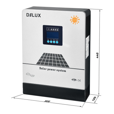 Гібридний інвертор DELUX NKH-5KW 48V 80А MPPT з функцією заряду