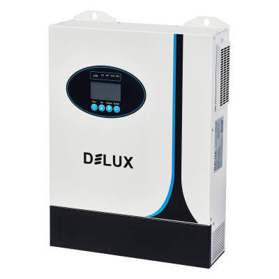 Гібридний інвертор DELUX_NKH-3,6KW 24V 100А MPPT__гібридний сонячний