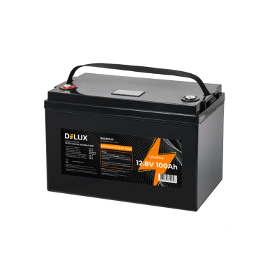 Аккумулятор DELUX LFP 12V 100A літієвий с LCD LiFePO4